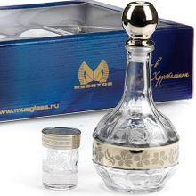 MS1022-500-06 Набор 7пр графин+стопка Батер" (х4) "