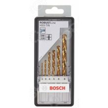 Bosch HSS-TiN DIN 338 2-8 мм