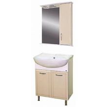 Misty Мебель для ванной Уют 60 R прямая бежевая