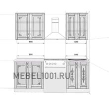 Кухня БЕЛАРУСЬ-6 модульная. 2000мм