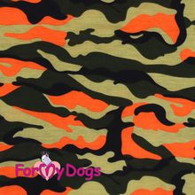 Камуфляжная майка для собак ForMyDogs оранжевая 271SS-2017