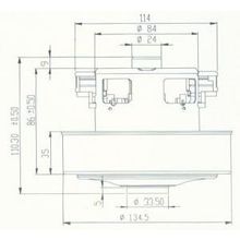 Пылесосный двигатель Samsung YDC42 1400W (Samsung   VCM-K40HU)