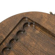 Шахматы + нарды резные "Овальные" 40