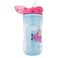 Dr.Brown’s с трубочкой 300 мл Белка розовая