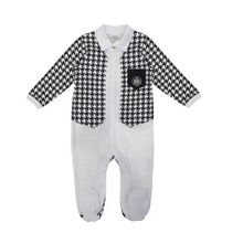 NewBorn Комбинезон для мальчика "Гусиная лапка" 120-01-11