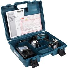 Makita    DF031DWAE    Аккум. дрель-шуруповерт (30 Нм, 1700 об   мин, 6гран 1   4", 10.8V, 2000мАч Li-Ionх2, 2ск, подсв, кейс)
