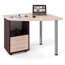 Сокол Стол компьютерный Сокол КСТ-102Л левый цвет венге белёный дуб ID - 292110