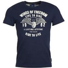 Футболка муж. Tom Tailor 1028987, цвет синий, M