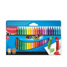 Мелки восковые MAPED (Набор 18 цветов)