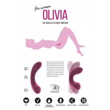 Shots Media BV Розовый гнущийся вибратор Olivia - 15,6 см. (розовый)