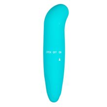 Easy toys Голубой мини-вибратор для G-стимуляции Easytoys Mini G-Spot Vibrator - 12 см. (голубой)