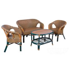ОЛИМАР Комплект для отдыха Malibu (2 кресла + диван + кофейный столик)