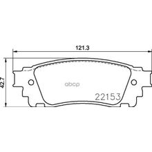 Колодки Тормозные Дисковые | Зад | Brembo арт. P83166