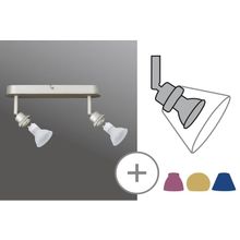 Paulmann DecoSystems 2x40W GZ10 никель мат дерево, 60058