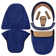 Tutti Bambini 2 в 1 Riviera Silver Midnight Blue Tan