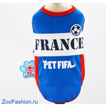 Футболка для собак "Pet Fifa France" (25см )
