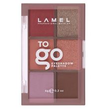 LAMEL Набор теней для век To Go Eyeshadow Palette