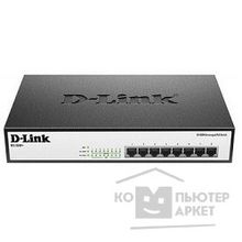 D-Link DES-1008P+ A1A коммутатор неуправляемый с 8 портами 10 100Base-TX с поддержкой PoE