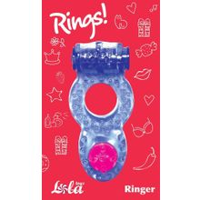 Фиолетовое эрекционное кольцо Rings Ringer Фиолетовый