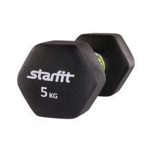 Гантель неопреновая StarFit DB-201 5 кг черная