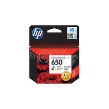 Картридж HP 650 Tri-colour для Deskjet Ink Advantage 2515 3515 (360 стр)