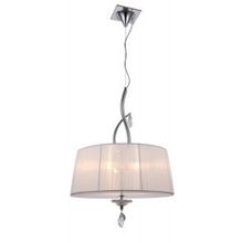 Подвесная люстра OML-619 хром белый хрусталь E27 3*40W 220V арт.OML-61906-03