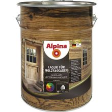 Alpina Lasur fur Holzfassaden 10 л