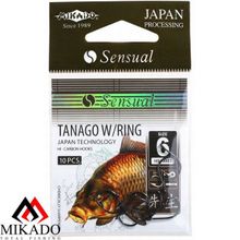 Крючки Mikado SENSUAL - TANAGO W RING № 10 BN (с ушком)( 10 шт.)