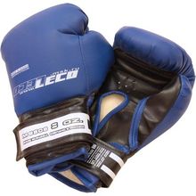 Перчатки боксерские 8 унц. синие, Т007-4