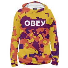 Худи Я-МАЙКА OBEY PIXEL COLLECTION