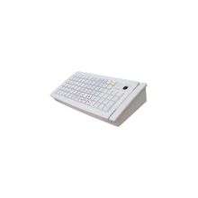 Программируемая клавиатура Posiflex КВ-6600-M2, 84 клавиши, 6-ти позиционный ключ, считыватель магнитных карт 1,2  дорожки