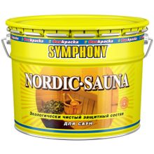 Финкраска Симфония Nordic Sauna 10 л бесцветный