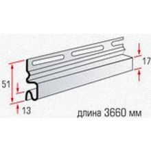 АЛЬТА планка начальная (3,05м)   Планка начальная Т-11 для монтажа сайдинга (3,05м)