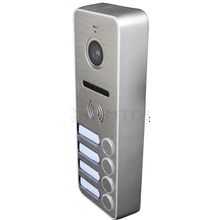 Tantos ✔ Комплект видеодомофонаTantos Elly + Ipanel 2 Металл 4 абонента, 4 этажа