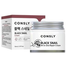Крем для лица многофункциональный восстанавливающий с муцином черной улитки Consly Black Snail All-In-One Repair Cream 70мл