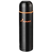 Тонар Термос (HS.TM-026) 1200ML черный (дополн.пласт.чашка) TONAR