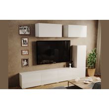 Case Гостиная Лия-3, Белый Белый глянец