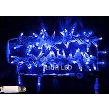 Rich LED RL-S10C-220V-CW B Уличная светодиодная гирлянда Нить 10 м, синий, пост свечение, провод белый
