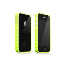 More Glam Rocka (зеленый) - бампер для iPhone 4