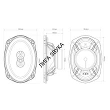 Акустическая система MTX TX269C