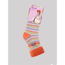 Charmante Носки детские хлопок махровые SAM-1425 - оранжевый белый