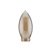 Paulmann. 87553 Glas Kerze Minihalogen Gold