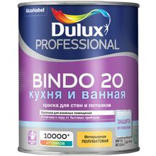 Dulux Professional Bindo 20 Кухня и Ванная 900 мл бесцветная