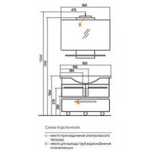 Тумба Акватон Логика 95 венге