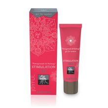 Shiatsu Возбуждающий интимный гель для двоих STIMULATION GEL Pomegranate   Nutmeg - 30 мл.