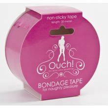 Shots Media BV Розовая лента для связывания Bondage Tape