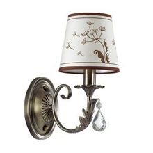 Бра декоративное GABINNA бронзовый ткань хрусталь E14 1*40W 220V арт.3220 1W