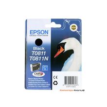 Картридж Epson Original T11114A10 (замена T0811) черный для R270 390 RX590 повышенной емкости