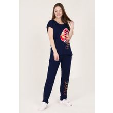 костюм брючный из вискозы - perfect quality | синий