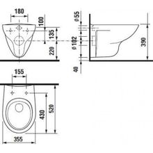 Унитаз подвесной Roca Mateo 3462